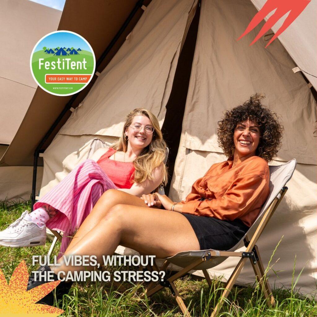 Stress free camping? Book your FestiTent accomodation!